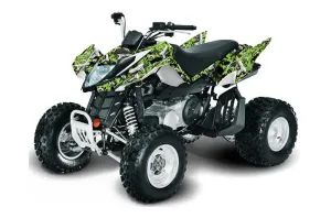 Arctic Cat DVX300 ATV Graphic Kit - All Years Guns Green