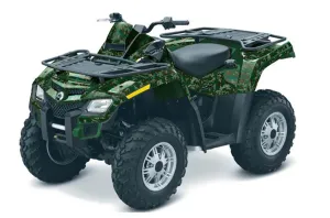 Can Am Outlander EFI 500 / 650 / 800 / 1000 ATV Graphic Kit - 2006-2011 Digi Camo Green