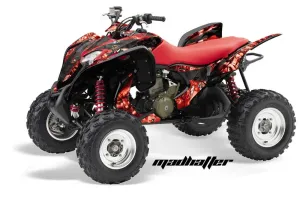 Honda TRX 700 XX ATV Graphic Kit - 2008-2015 Mad Hatter Black