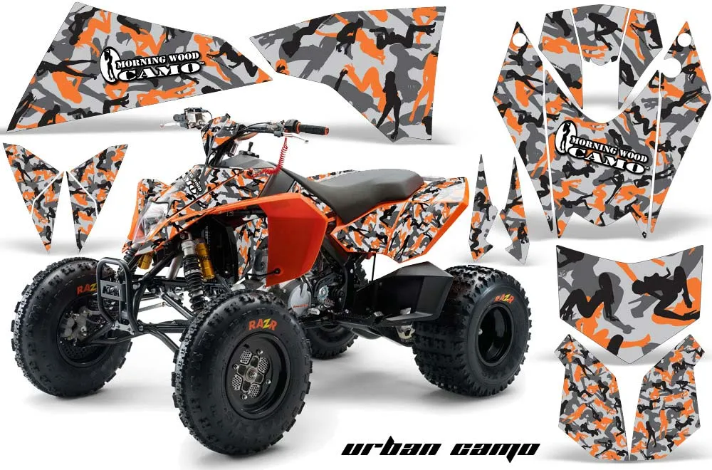 KTM 450 / 505 / 525 ATV Custom Graphic Kit - 2008-2010