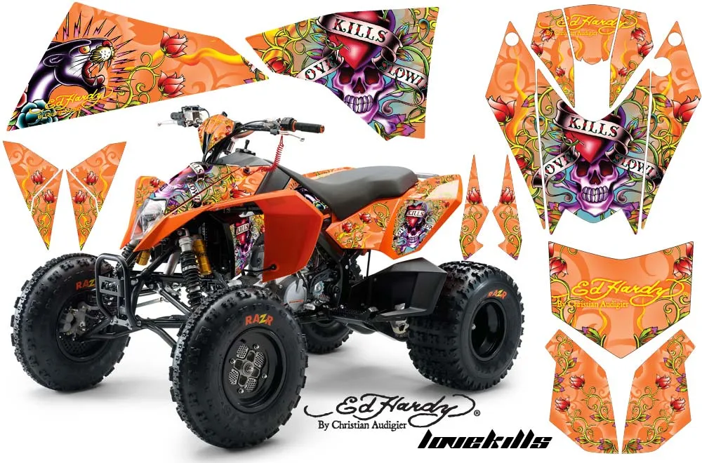 KTM 450 / 505 / 525 ATV Custom Graphic Kit - 2008-2010