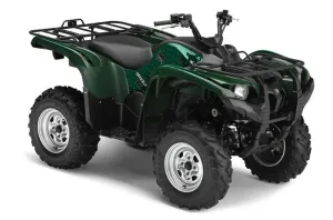 Yamaha Grizzly 700 / 550 ATV Graphic Kit - 2007-2014 Diamond Flames Green