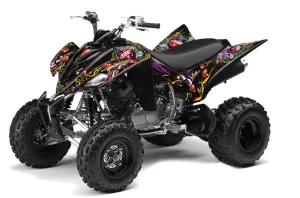 Yamaha Raptor 350 ATV Graphic Kit - 2004-2014 Ed Hardy - Love Kills Black