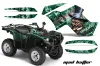 Yamaha Grizzly 700 / 550 ATV Custom Graphic Kit - 2007-2014