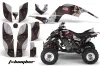 Yamaha Raptor 660 ATV Graphic Kit - 2001-2005 T Bomber Black