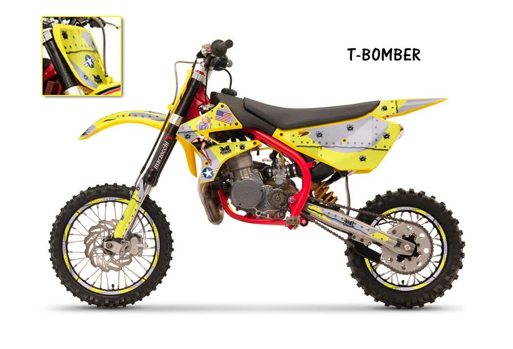 Cobra CX 50 Sr King Dirt Bike Custom Graphic Kit - 2002-2011