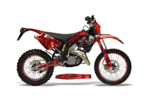 Gas Gas EC 300 Dirt Bike Graphic Kit - 2006-2008 Bone Collector Red