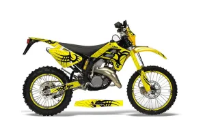 Gas Gas EC 300 Dirt Bike Graphic Kit - 2006-2008 Tribe Yellow