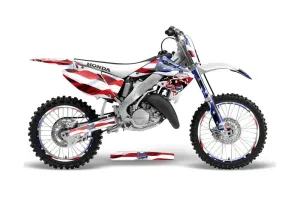 Honda CR250 Dirt Bike Graphic Kit - 1995-2015 Sin and Stripes