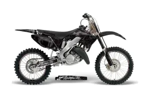 Honda CR250 Dirt Bike Graphic Kit - 1995-2015 Skulls and Hammers Silver
