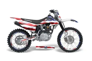 Honda CRF230 F Dirt Bike Graphic Kit - 2008-2014 Stars and Stripes Red White & Blue