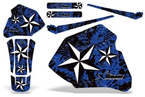 Honda XR100 Dirt Bike Graphic Kit - 1985-2000 Northstar Blue