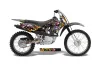 Honda CRF80 Dirt Bike Graphic Kit - 2004-2010 Ed Hardy - Love Kills Black