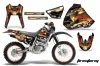 Honda XR400 Dirt Bike Graphic Kit - 1996-2004 Firestorm Black