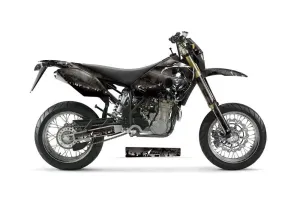 Husaberg FC / FE / FS 650 Dirt Bike Graphic Kit - 2001-2005 Reaper Black