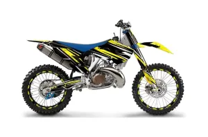 Husaberg TC / FC 250 Dirt Bike Graphic Kit - 2013-2014 Attack Yellow