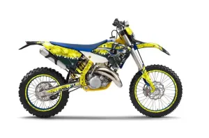 Husaberg TE 125 Dirt Bike Graphic Kit - 2011-2012 Reaper Yellow