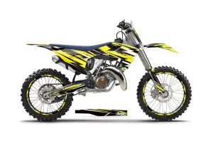 Husqvarna FC 250 Dirt Bike Graphic Kit - 2016-2017 Attack Yellow