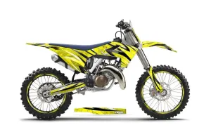 Husqvarna FC 350 Dirt Bike Graphic Kit - 2016-2017 Fade Yellow