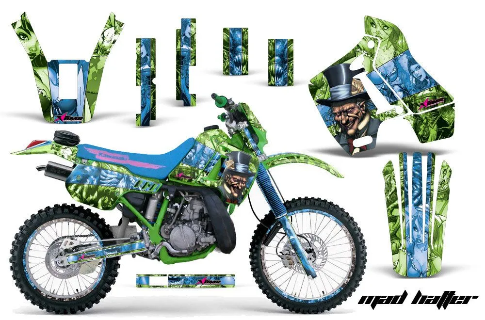 Kawasaki KDX200 Dirt Bike Custom Graphic Kit - 1989-1994