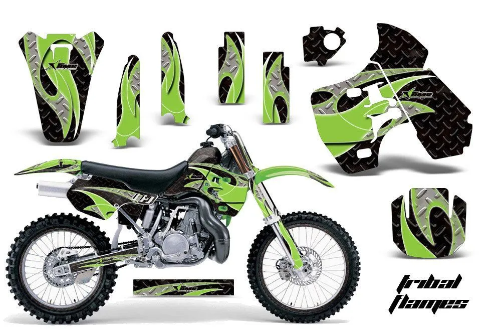 Kawasaki KX500 Dirt Bike Custom Graphic Kit - 1988-2004