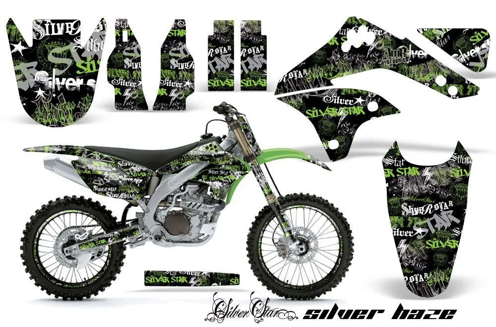 Kawasaki KXF450 Dirt Bike Custom Graphic Kit - 2006-2008