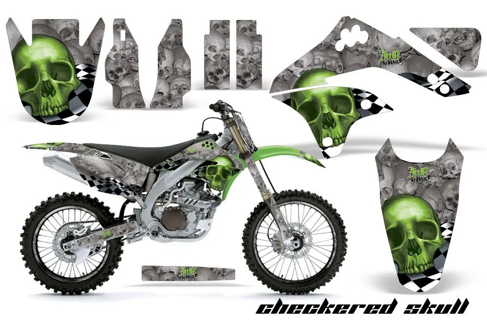 Kawasaki KXF450 Dirt Bike Custom Graphic Kit - 2006-2008