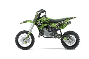 Kawasaki KLX110 Dirt Bike Graphic Kit - 2002-2009 NorthStar Green