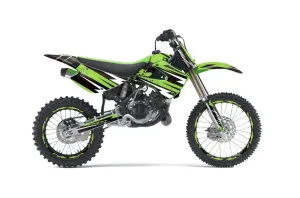 Kawasaki KX100 Dirt Bike Graphic Kit - 2001-2013 Attack Green