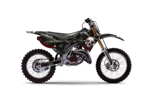 Kawasaki KX250 Dirt Bike Graphic Kit - 1999-2002 Reaper Black
