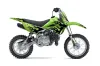 Kawasaki KLX110 Dirt Bike Graphic Kit - 2010-2025 Diamond Flames Black