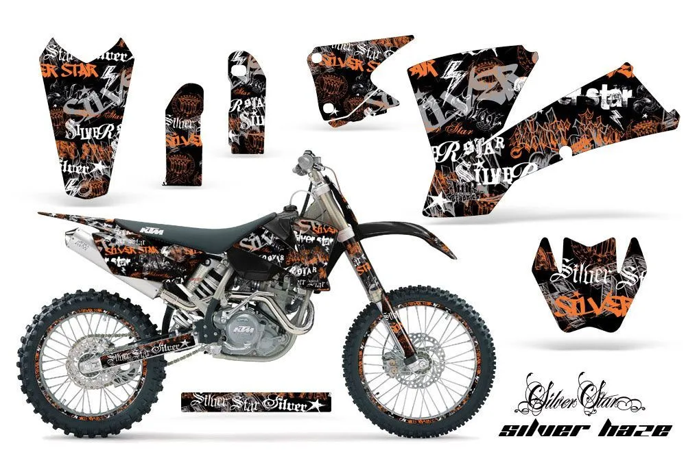 KTM C1 EXC Dirt Bike Custom Graphic Kit - 2003-2004