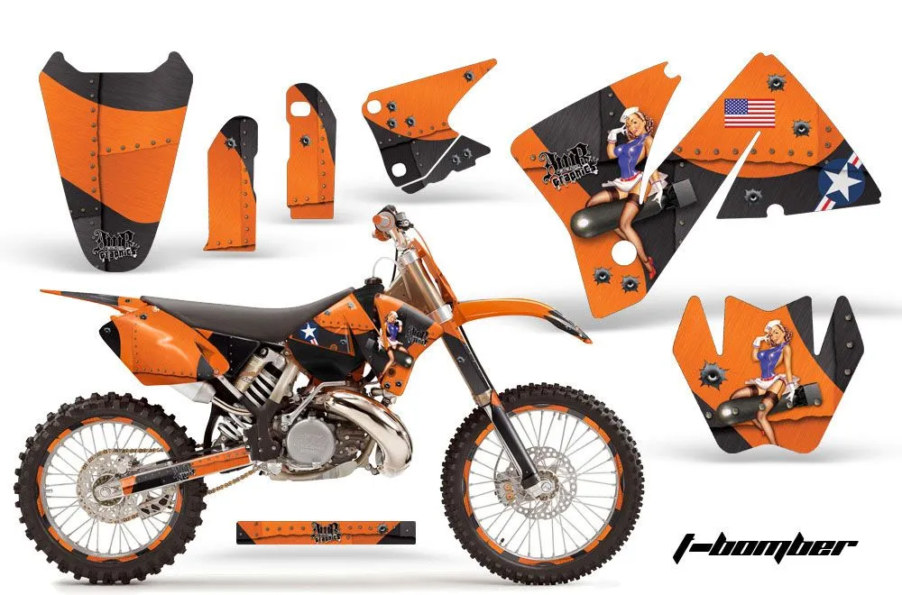 KTM C3 MXC Dirt Bike Custom Graphic Kit - 2001-2002