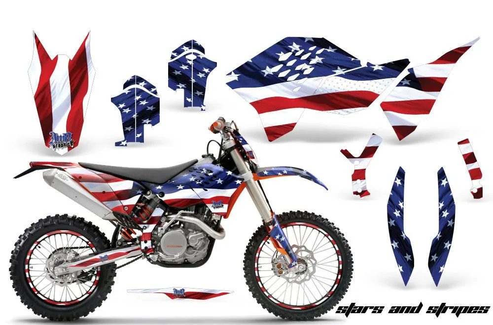 KTM C5 SX / SX-F 125 / 525 Dirt Bike Custom Graphic Kit - 2007-2010