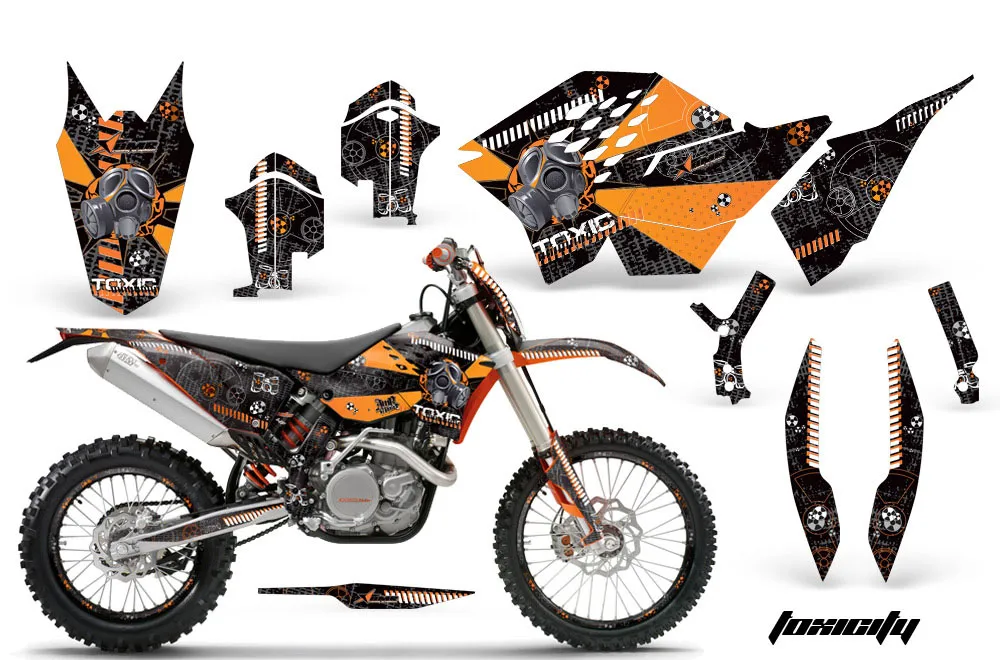 KTM C5 SX / SX-F 125 / 525 Dirt Bike Custom Graphic Kit - 2007-2010