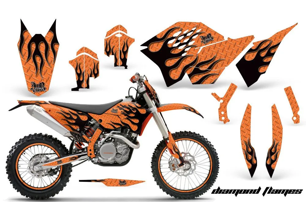 KTM C5 SX / SX-F 125 / 525 Dirt Bike Custom Graphic Kit - 2007-2010