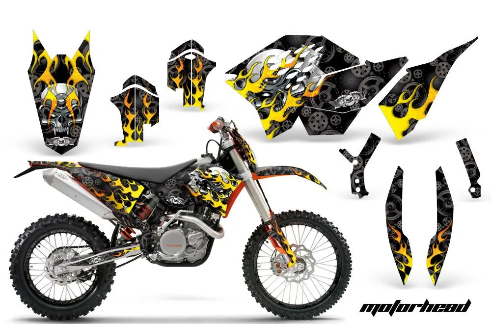 KTM C5 WCFW 250 Dirt Bike Custom Graphic Kit - 2011