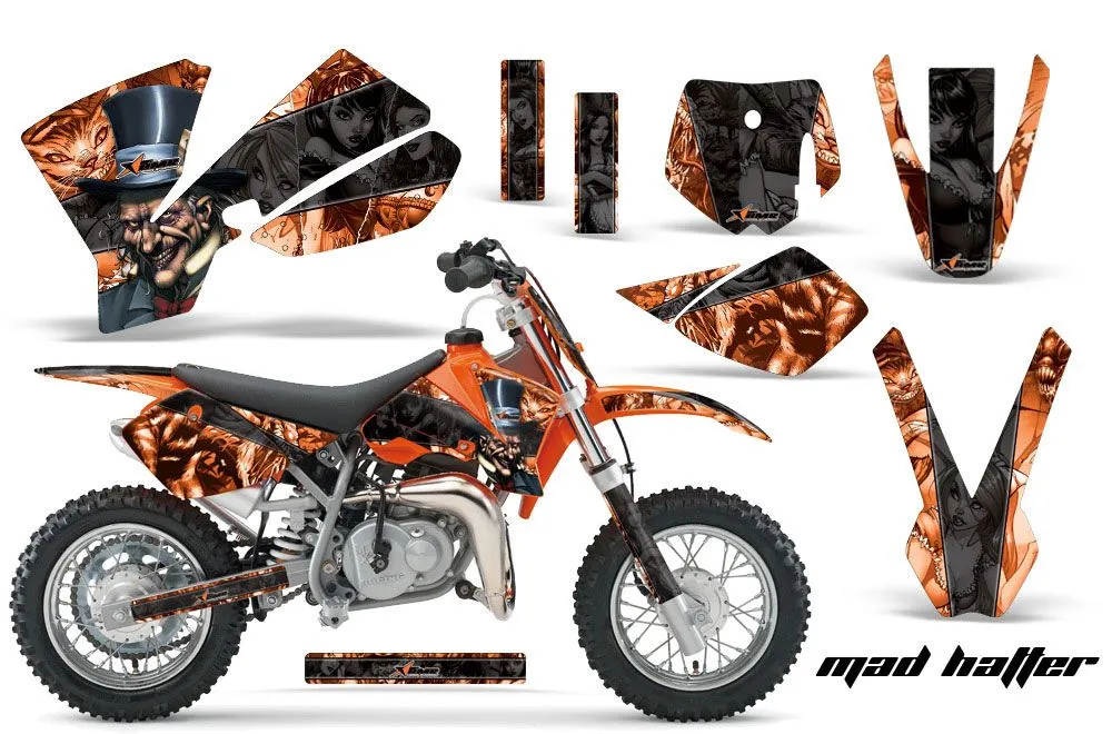 KTM SX 65 Dirt Bike Custom Graphic Kit - 2002-2008