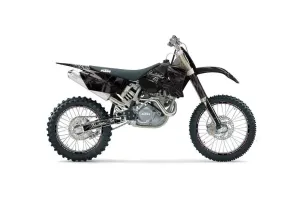 KTM C1 SX Dirt Bike Graphic Kit - 2001-2004 Skulls and Hammers Black