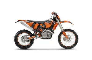 KTM C5 XCW 200/ 250 / 300 Dirt Bike Graphic Kit - 2011 T Bomber Orange