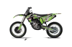KTM C7 XC Dirt Bike Graphic Kit - 2012-2013 P40 Warhawk Green