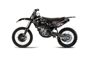 KTM C7 XC Dirt Bike Graphic Kit - 2012-2013 Reaper Black