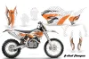 KTM C5 SX / SX-F 125 / 525 Dirt Bike Custom Graphic Kit - 2007-2010