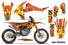KTM SX-F / XC-F 250 / 350 / 450 Dirt Bike Custom Graphic Kit - 2016-2018