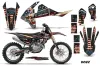 KTM SX-F / XC-F 250 / 350 / 450 Dirt Bike Custom Graphic Kit - 2016-2018