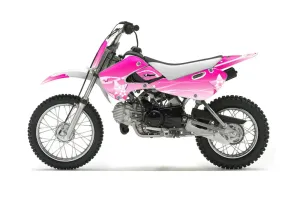 Suzuki DRZ 110 Dirt Bike Graphic Kit - All Years Starlett Pink