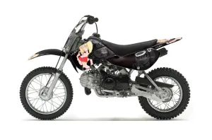 Suzuki RM 65 Dirt Bike Graphic Kit - All Years Mandy Red