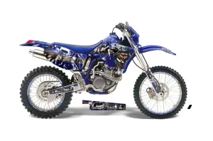 Yamaha WR400 Dirt Bike Graphic Kit - 1998-2002 Mad Hatter Blue