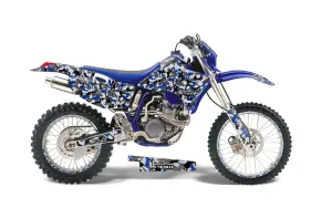 Yamaha WR400 Dirt Bike Graphic Kit - 1998-2002 Urban Camo Blue