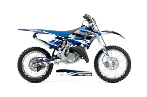 Yamaha YZ125 Dirt Bike Graphic Kit - 2015-2021 Teck Blue